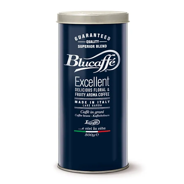 Lucaffe Blucaffe 500 гр. Зърна в метална кутия